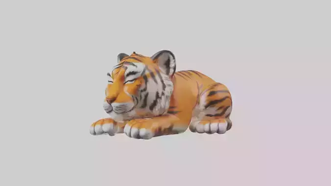 Sleeping Tiger Model