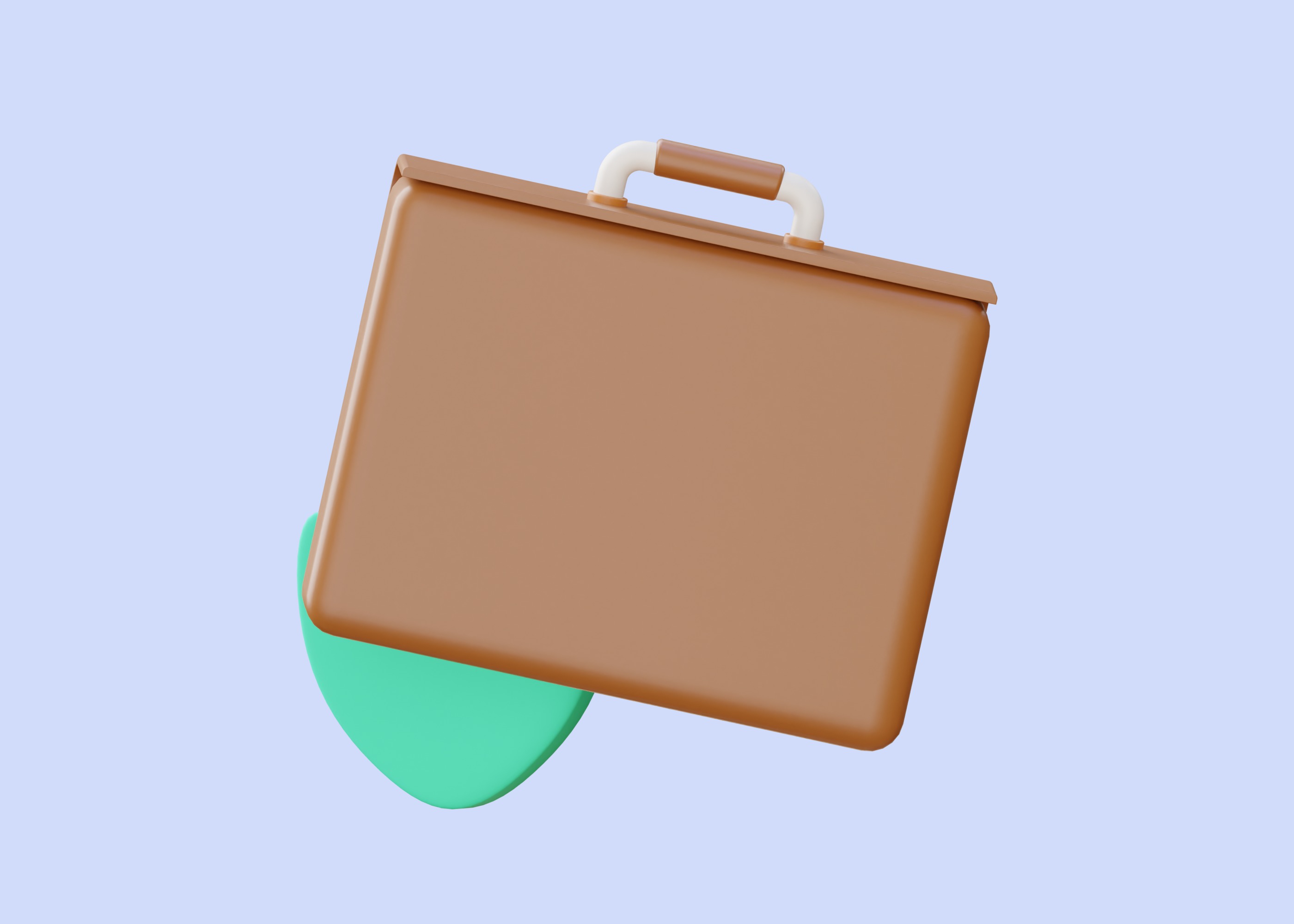 Insurance Portfolio 3D Illustration Low-poly 3D model_4