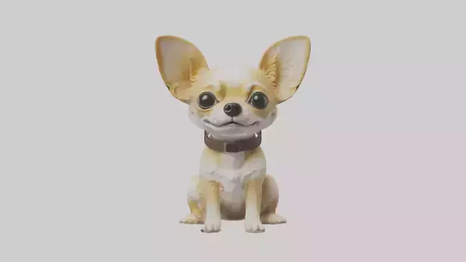Sitting Chihuahua model