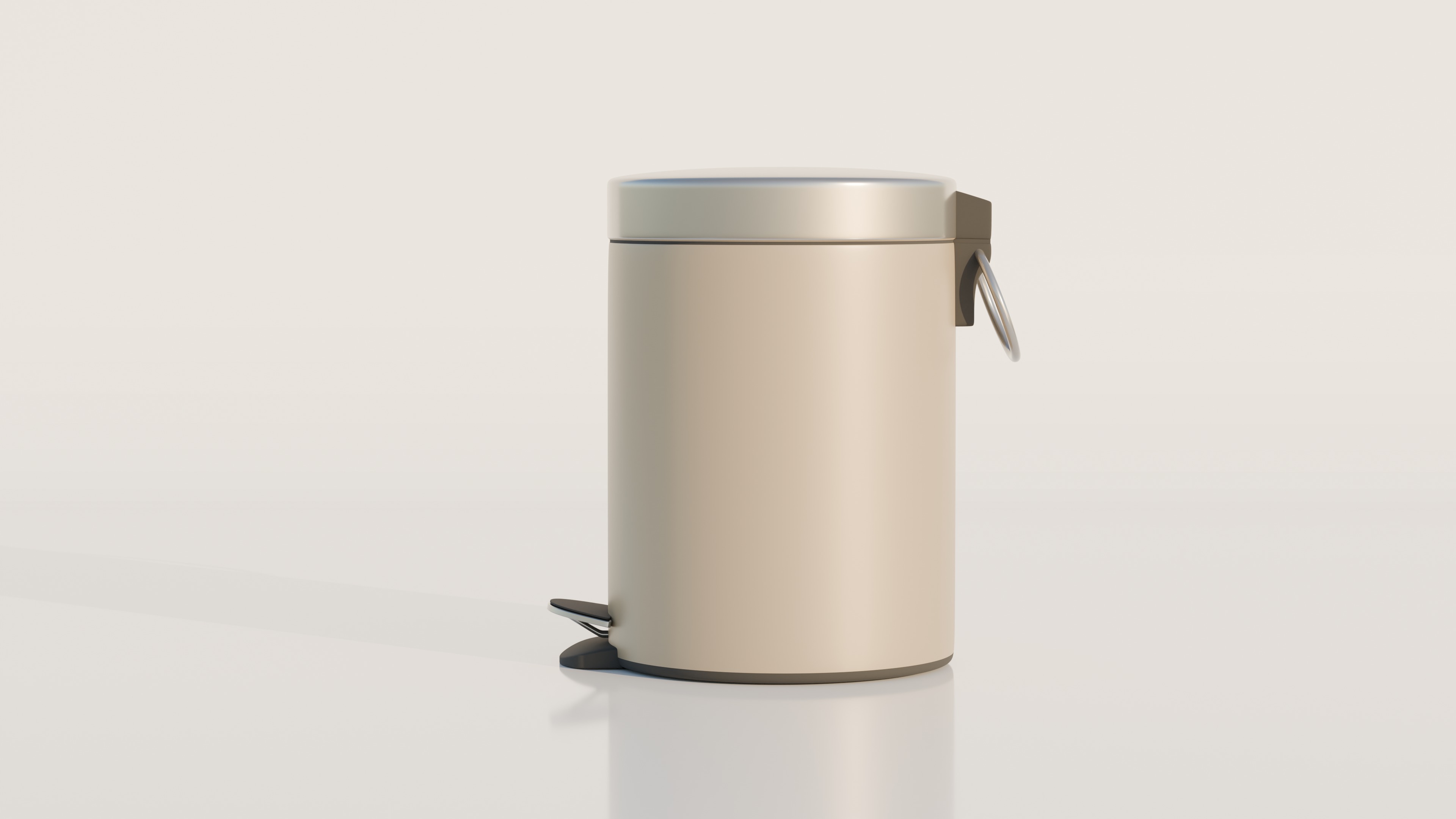 Pedal Waste Bin 3D model_2