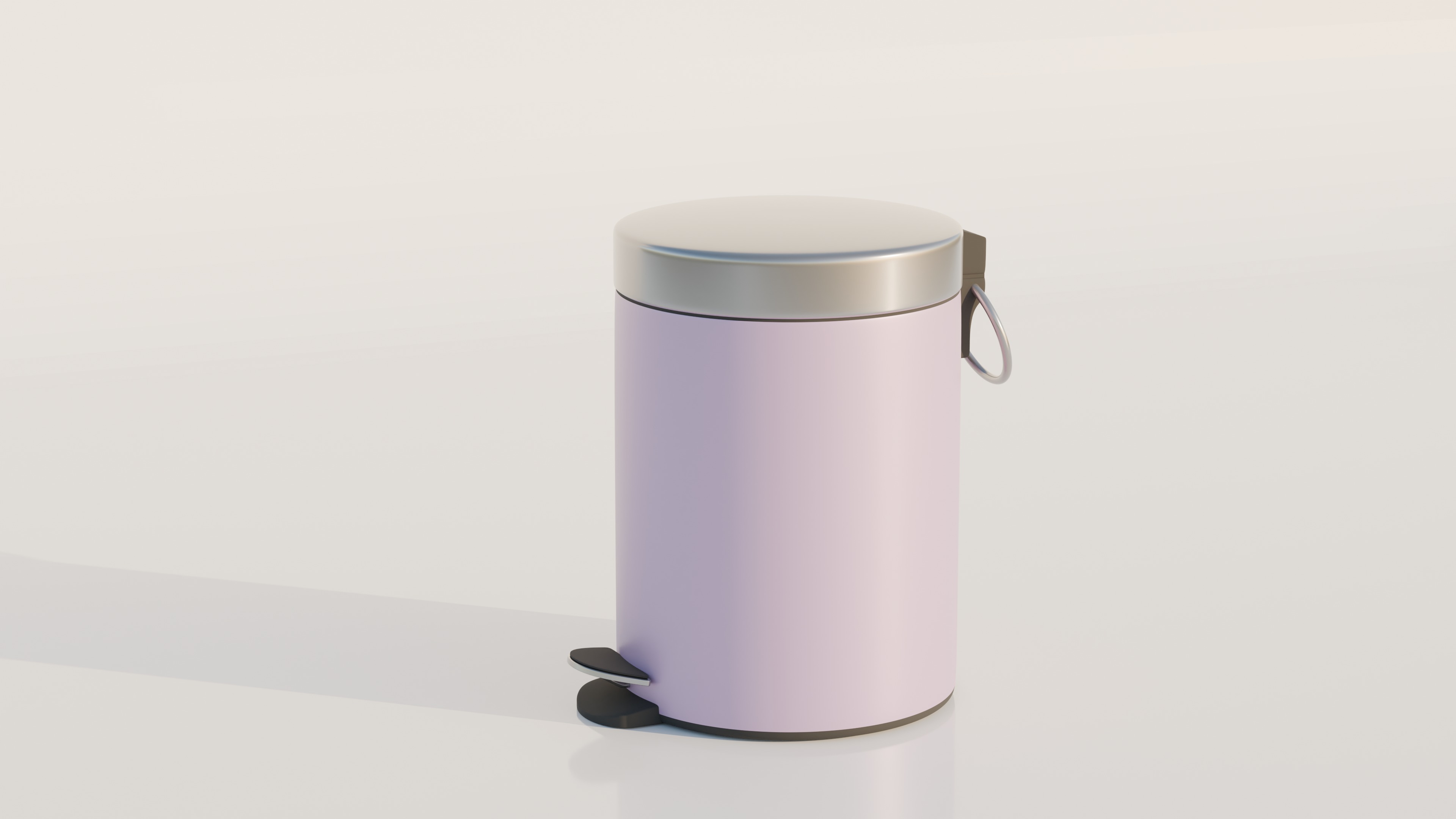 Pedal Waste Bin 3D model_3