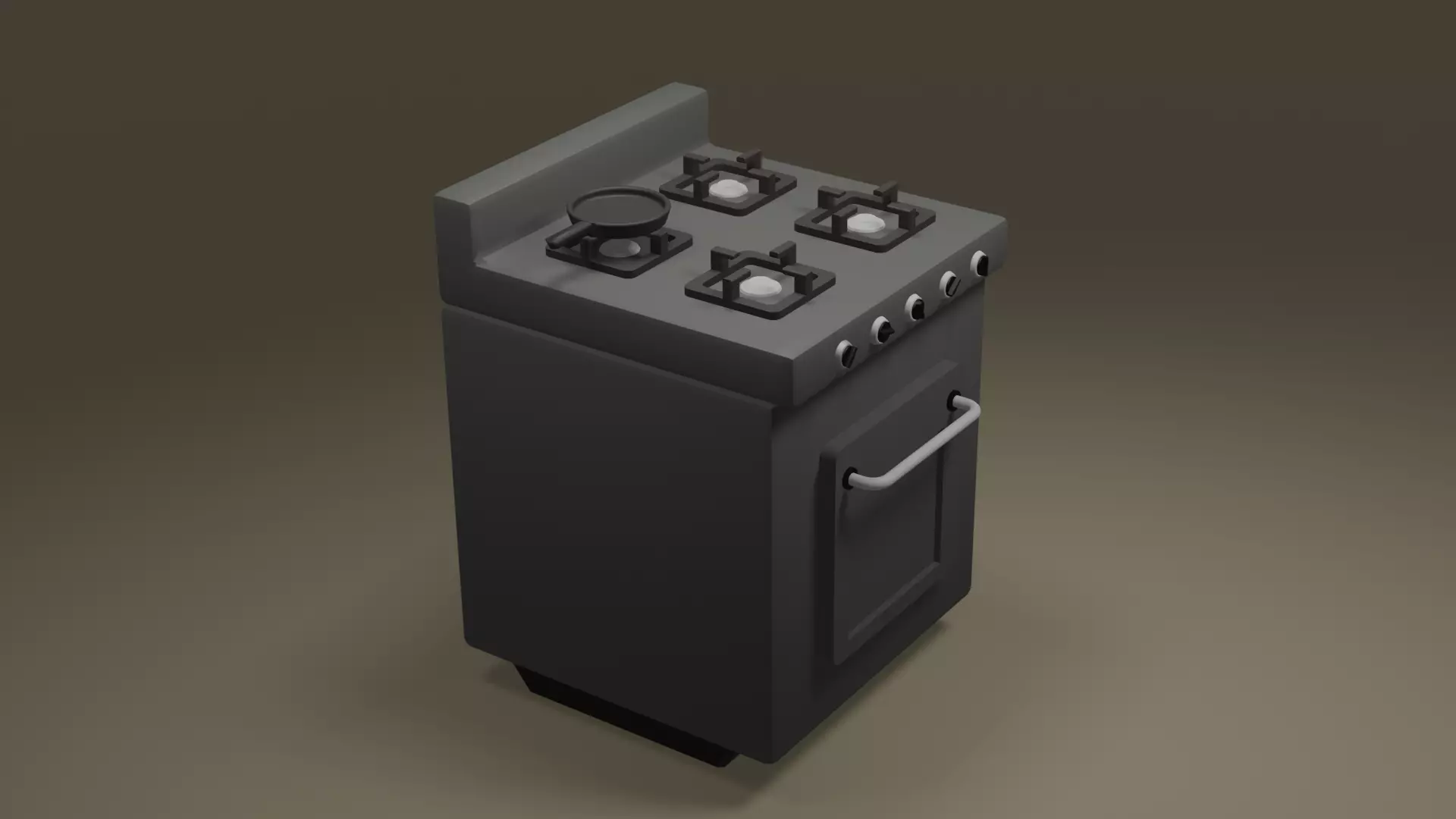 Stove 3D model_0