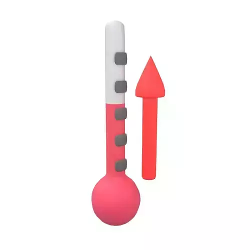 Temperature Up Icon v1 002