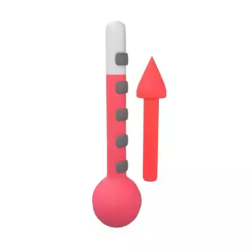 Temperature Up Icon v1 003