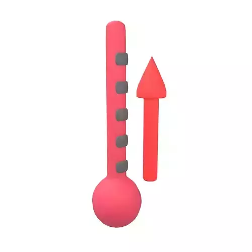 Temperature Up Icon v1 005