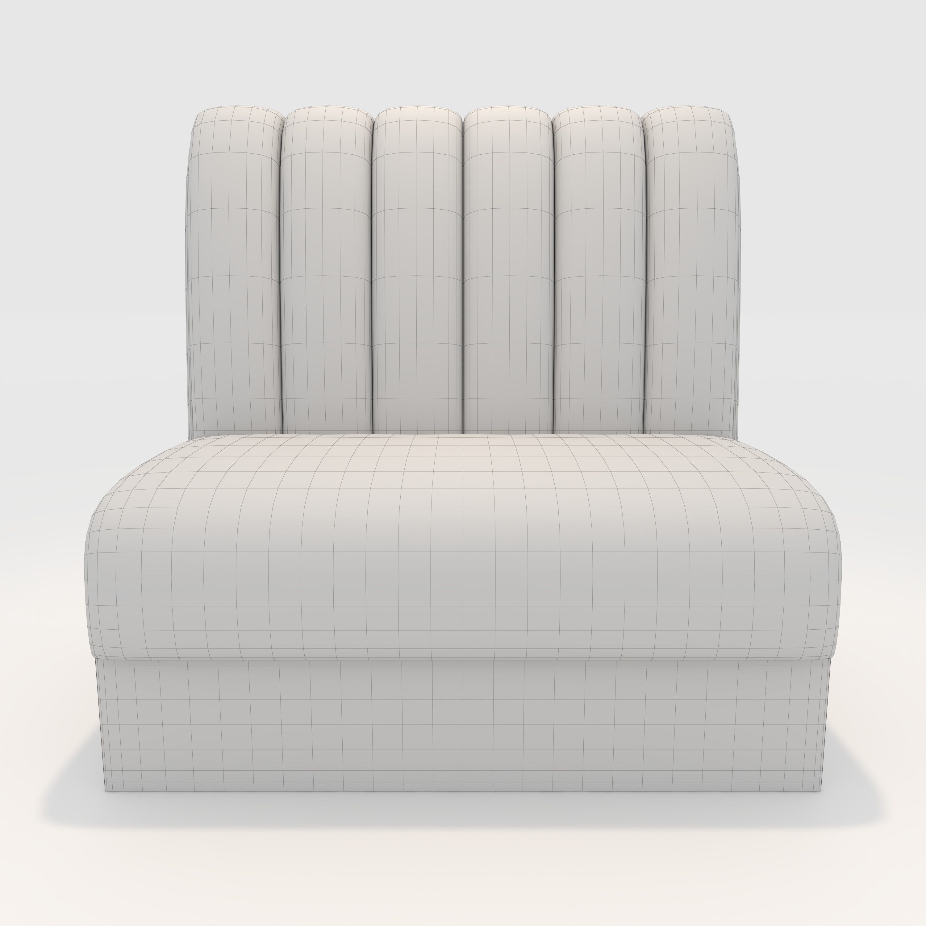 Sofa Cafe 1 3D model_9