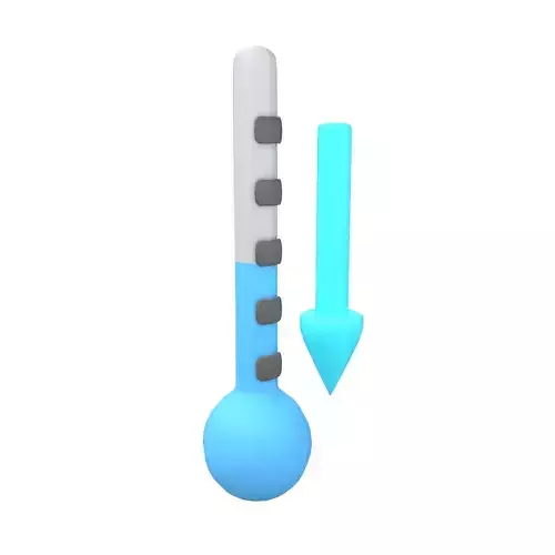 Temperature Down Icon v1 002