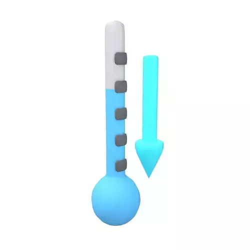 Temperature Down Icon v1 001