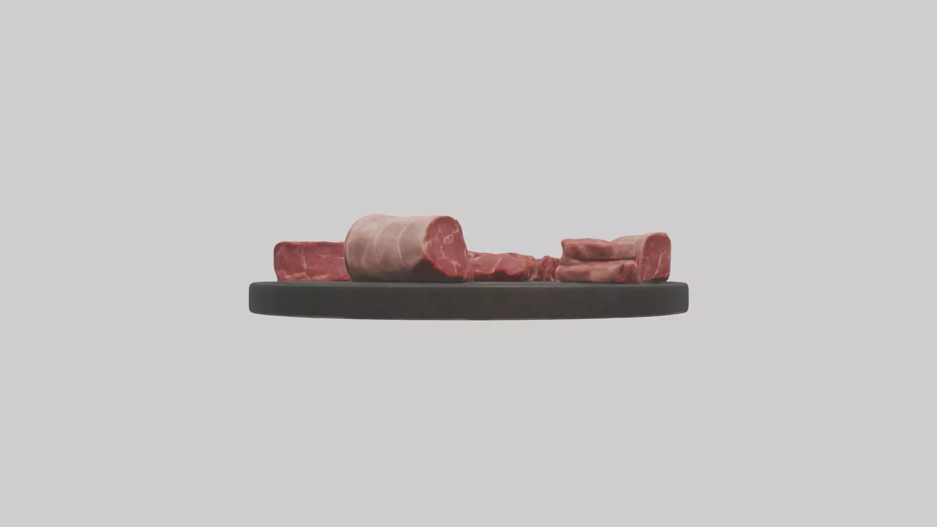 realistic butchers meat Low-poly 3D model_0
