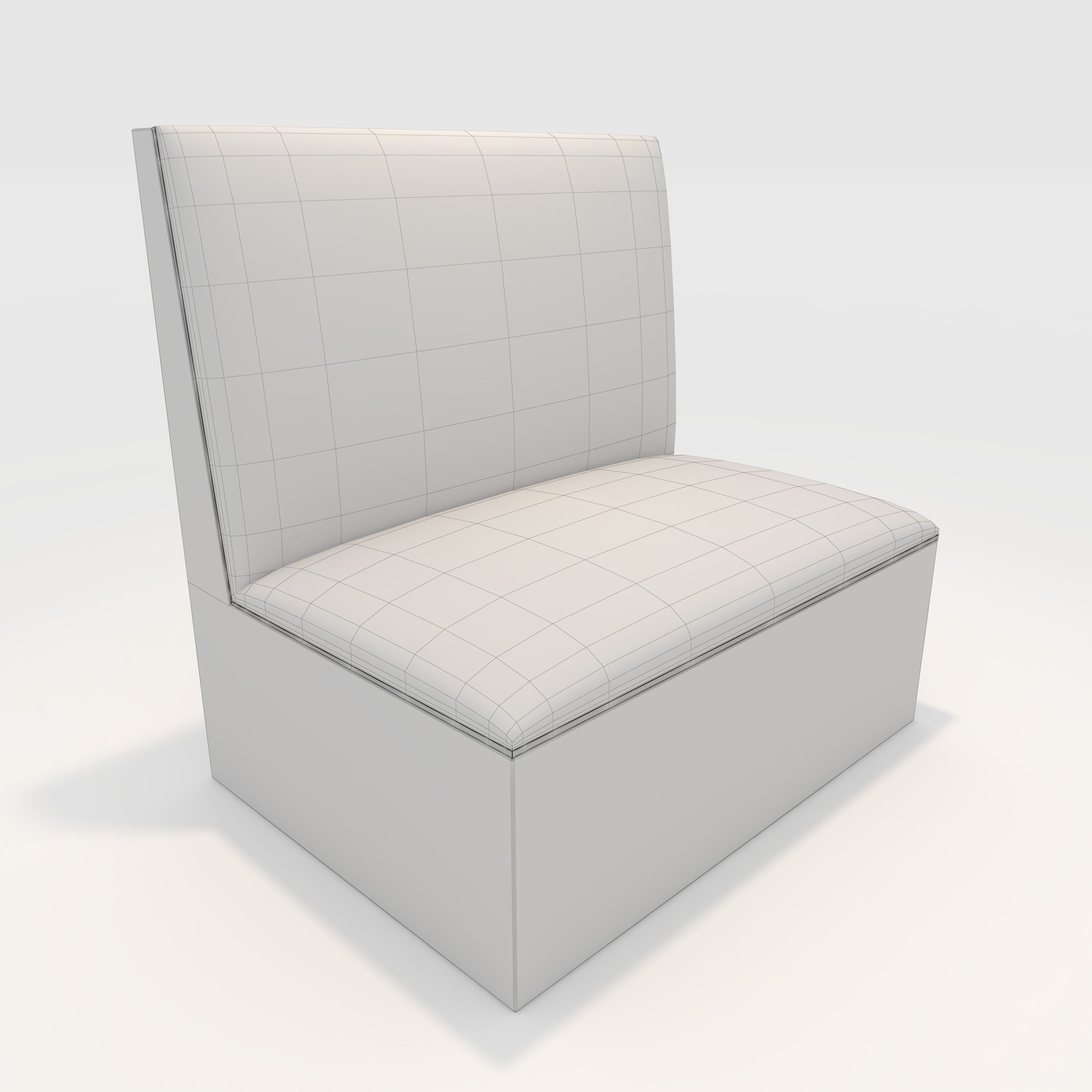 Sofa Cafe 2 3D model_1