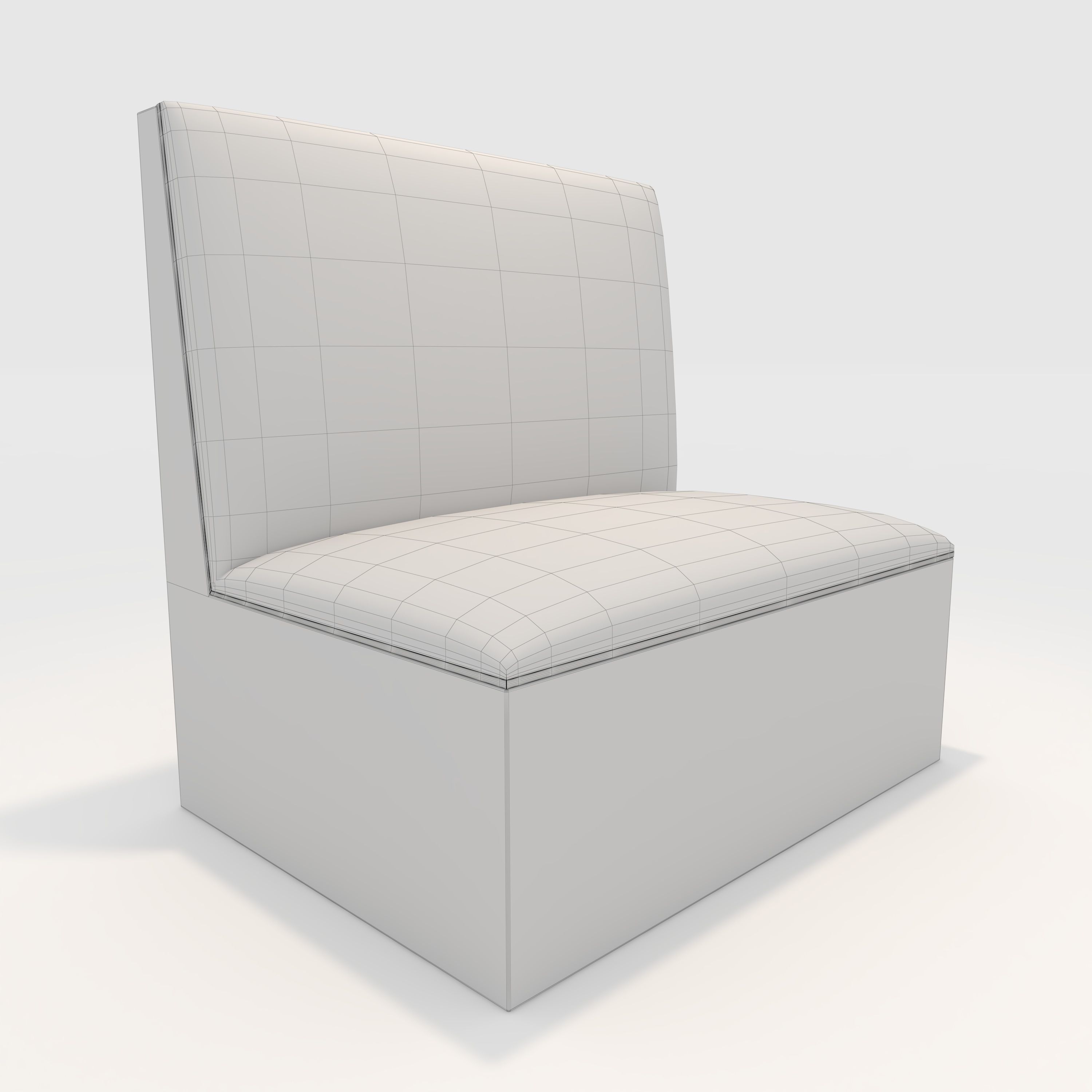 Sofa Cafe 2 3D model_7