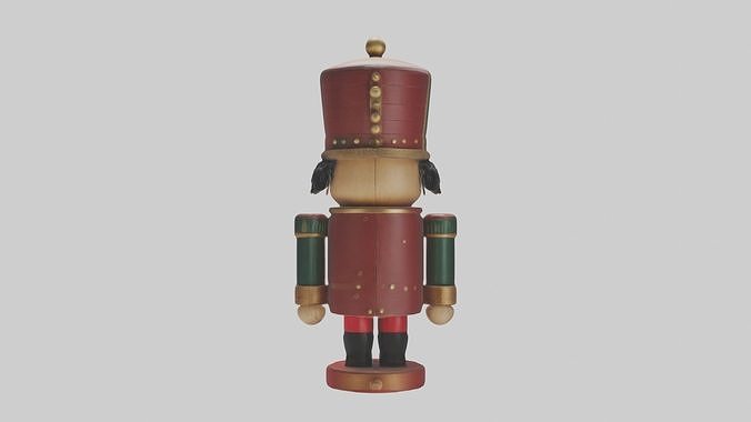 Nutcracker Model Low-poly 3D model