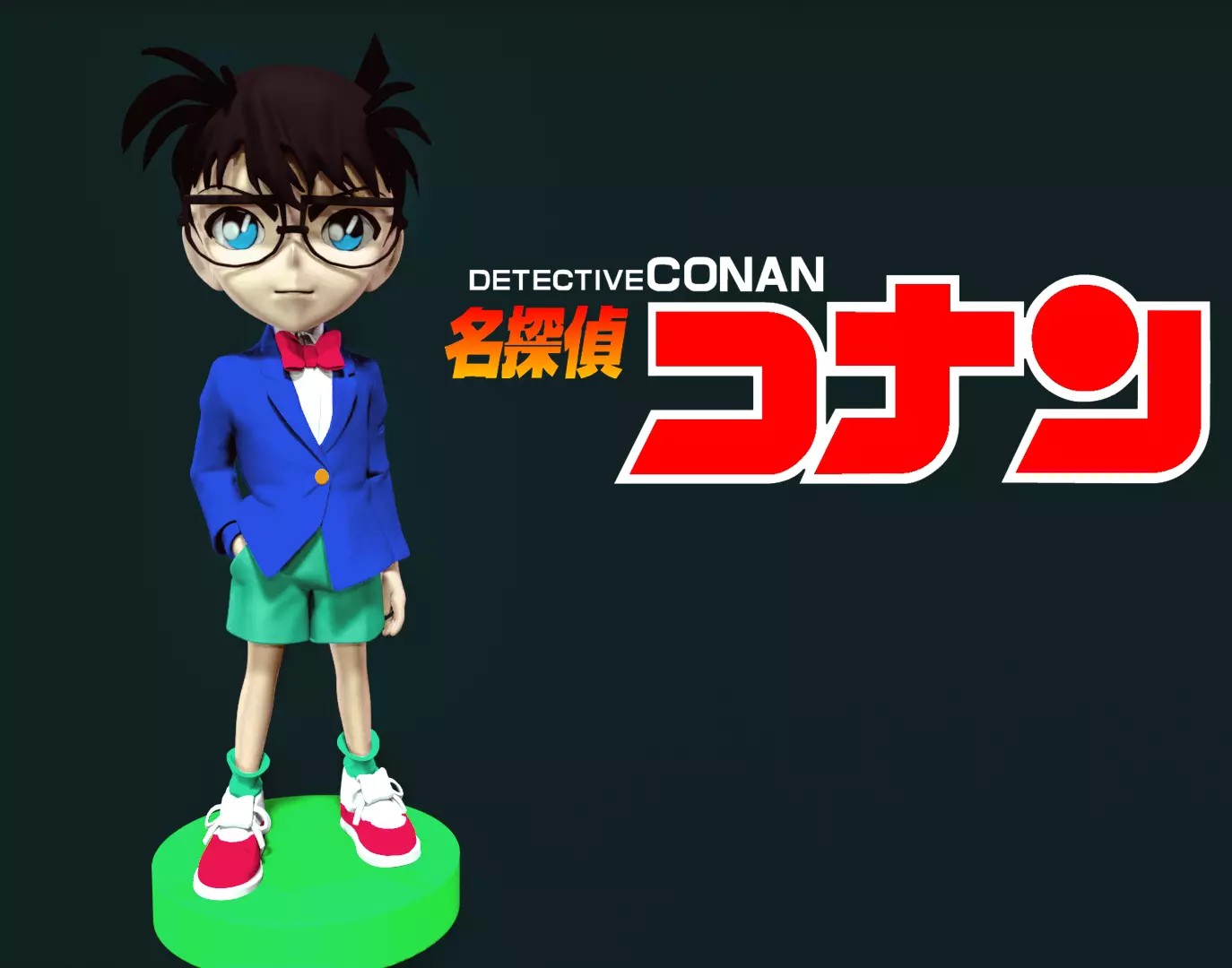 DETECTIVE CONAN - SHINI CHI KUDO - 3D PRINT 3D print model