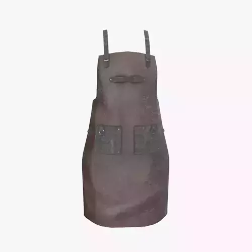 Medieval Apron Low-poly 3D model