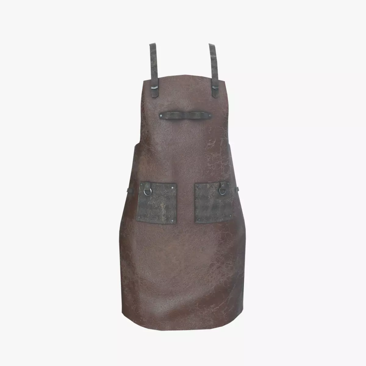 Medieval Apron Low-poly 3D model