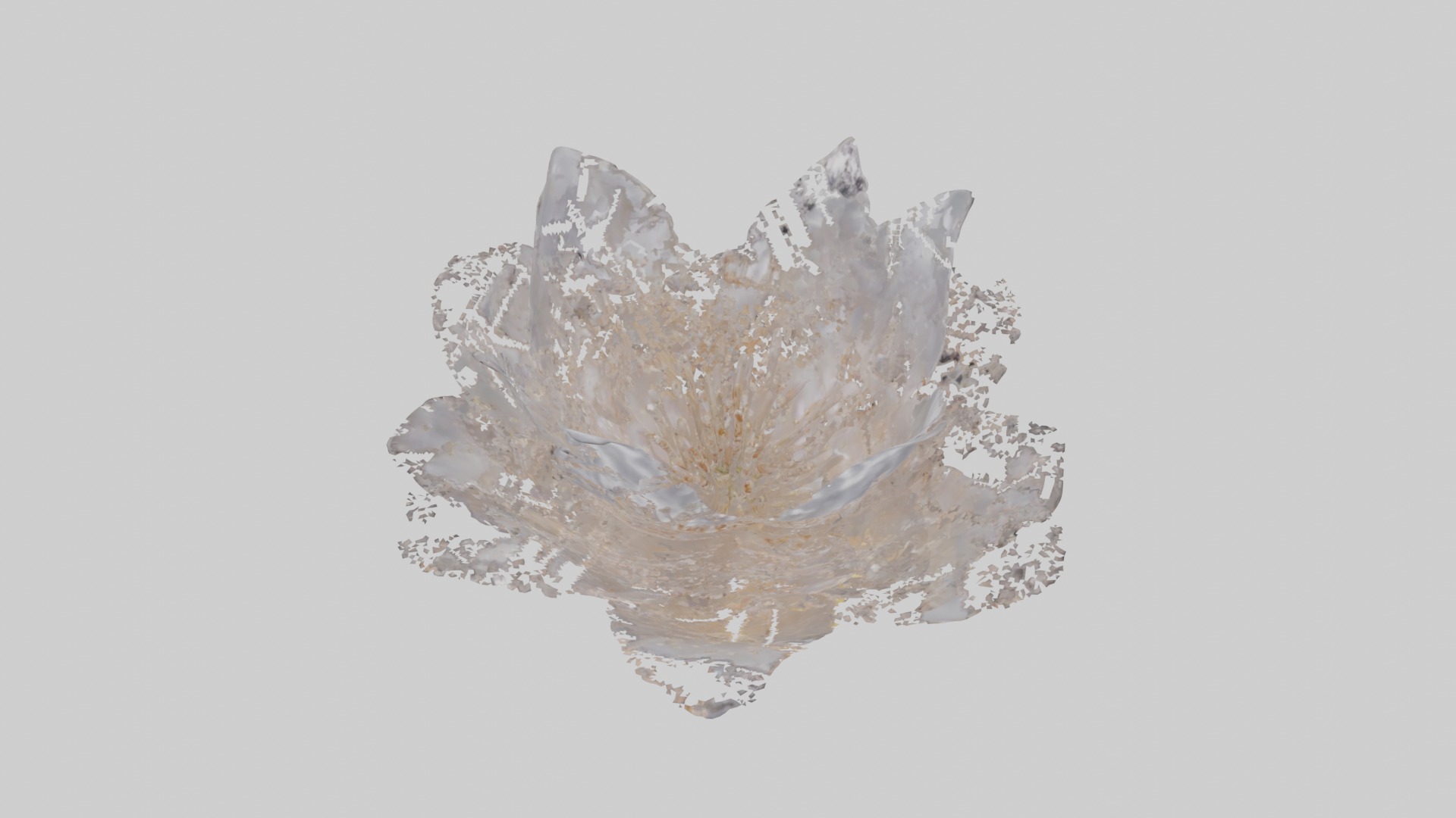 Luminous Pearl Blossom Low-poly 3D model_10