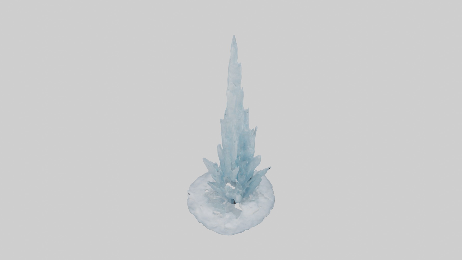 Ice tower Model Low-poly 3D model_10