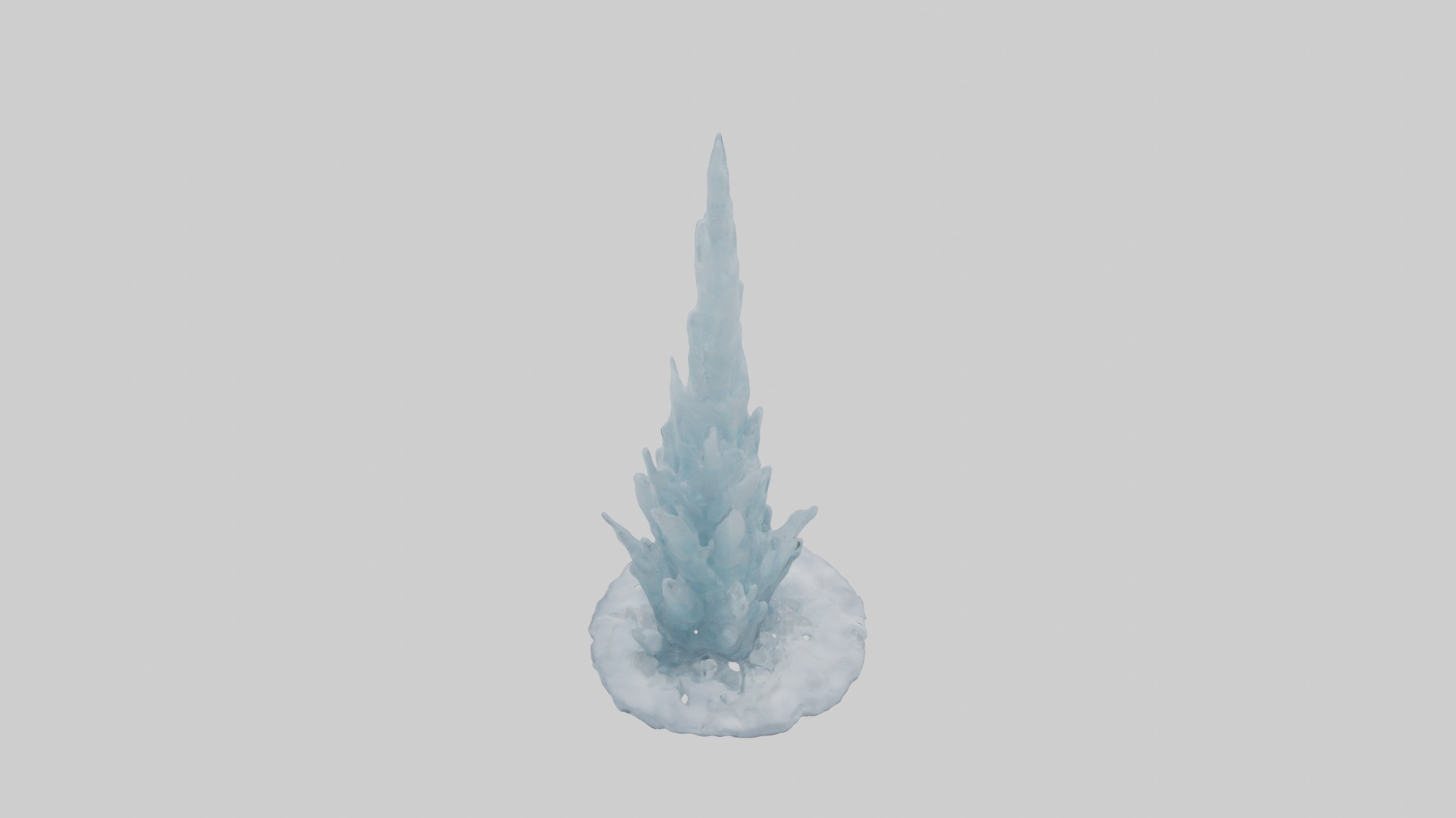 Ice tower Model Low-poly 3D model_9