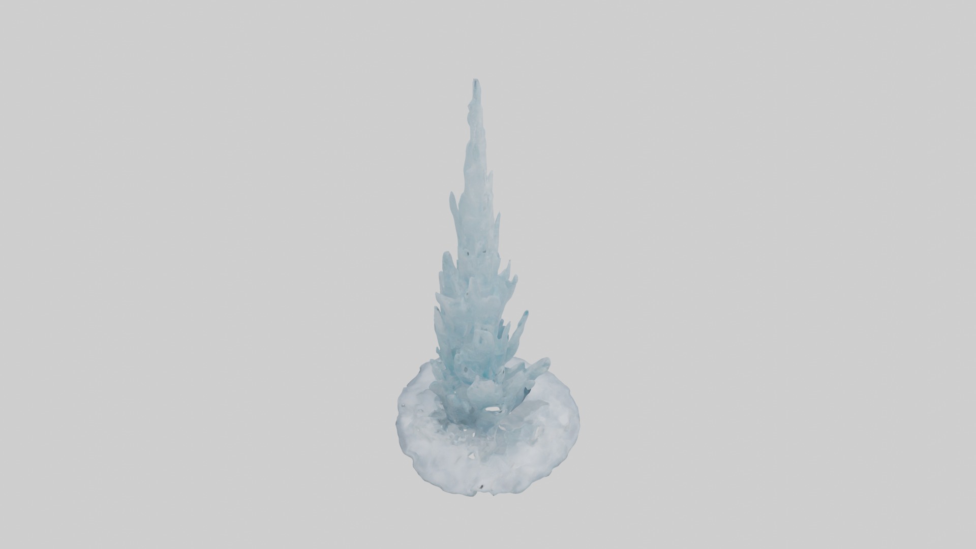 Ice tower Model Low-poly 3D model_12
