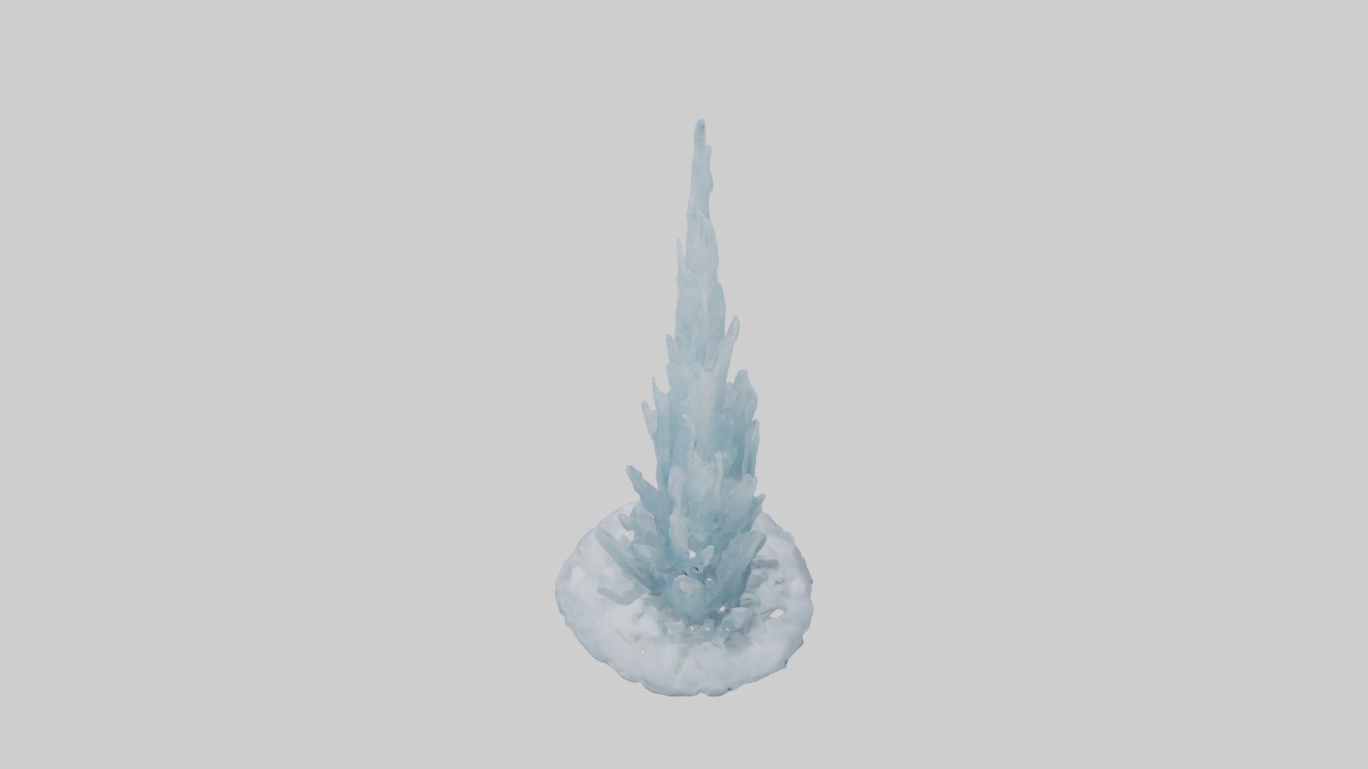 Ice tower Model Low-poly 3D model_11
