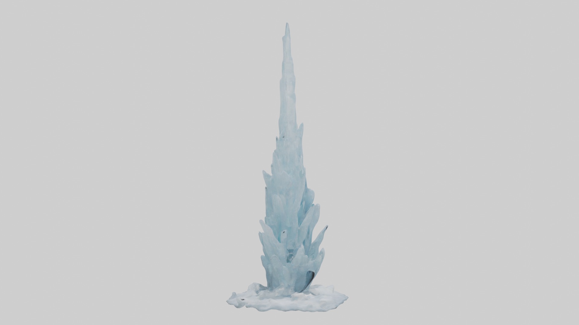 Ice tower Model Low-poly 3D model_5