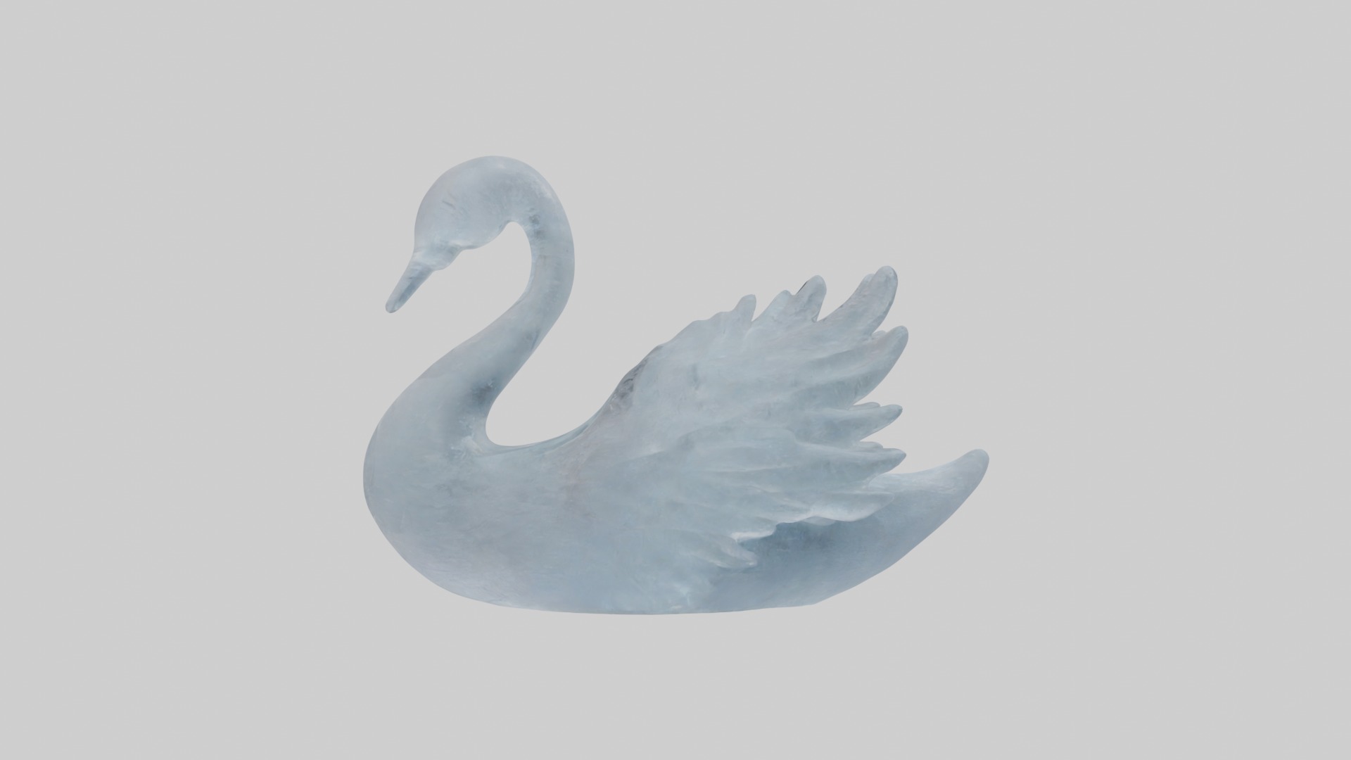 Ice sculpture Model Low-poly 3D model_6