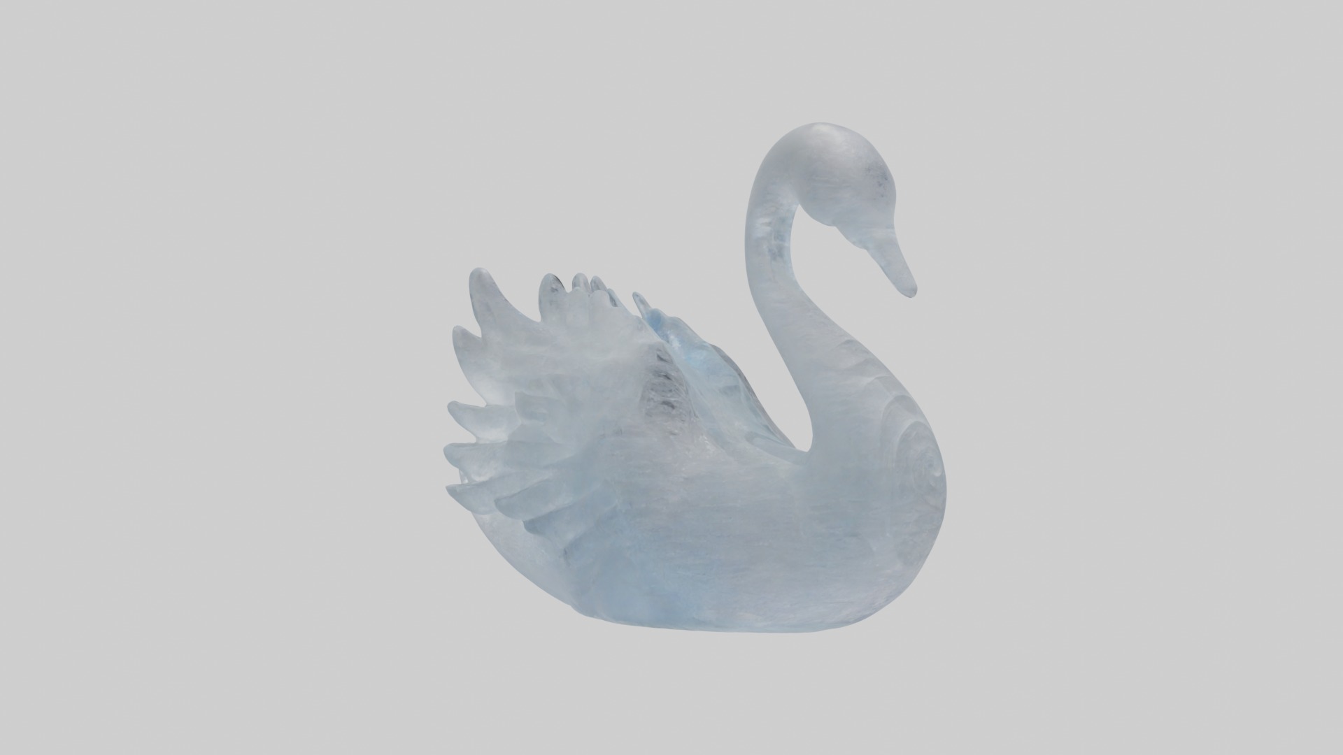 Ice sculpture Model Low-poly 3D model_5