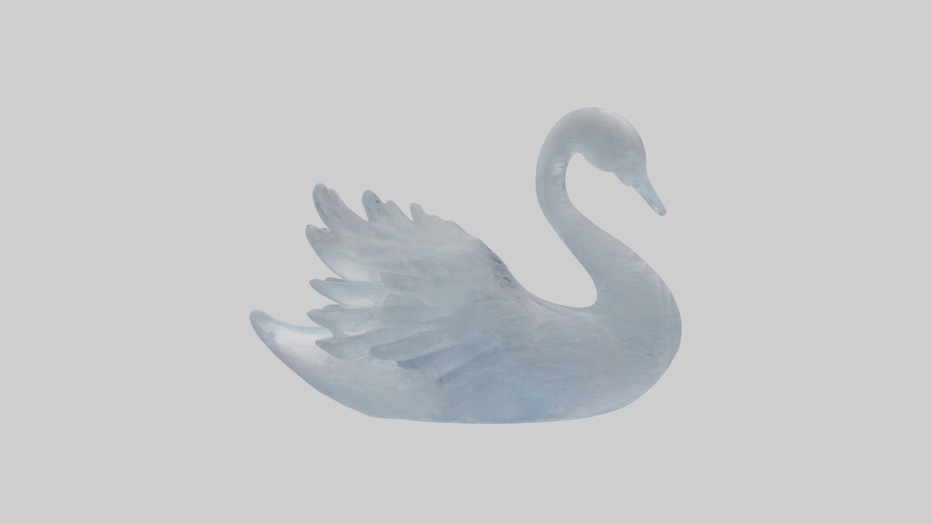 Ice sculpture Model Low-poly 3D model_7