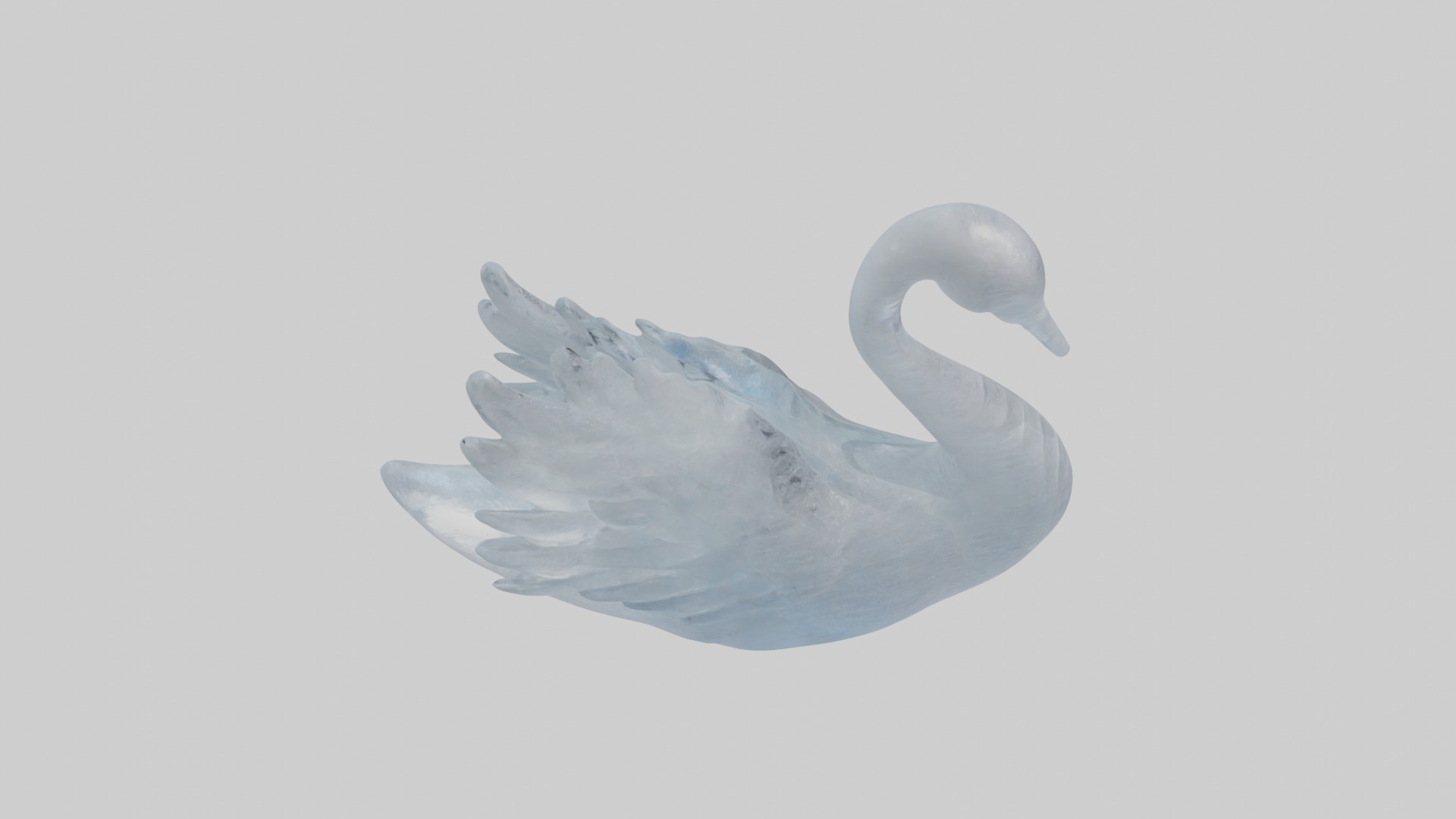 Ice sculpture Model Low-poly 3D model_12