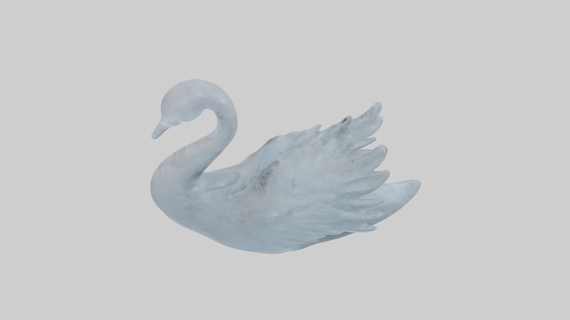 Ice sculpture Model Low-poly 3D model_11