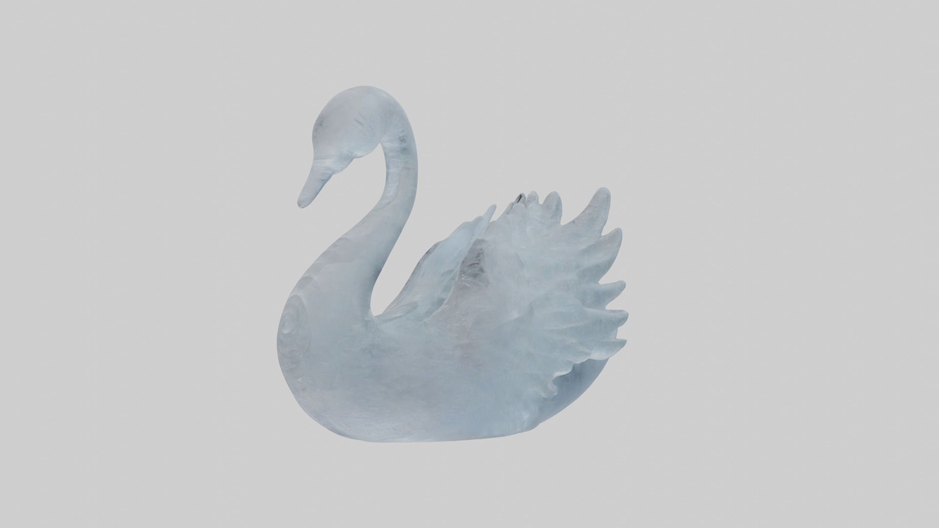 Ice sculpture Model Low-poly 3D model_4