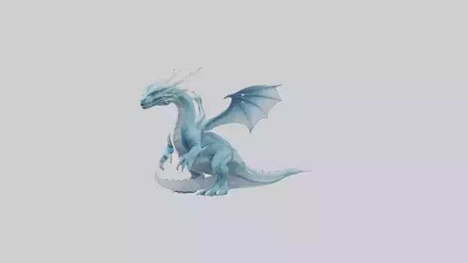 Ice dragon Model