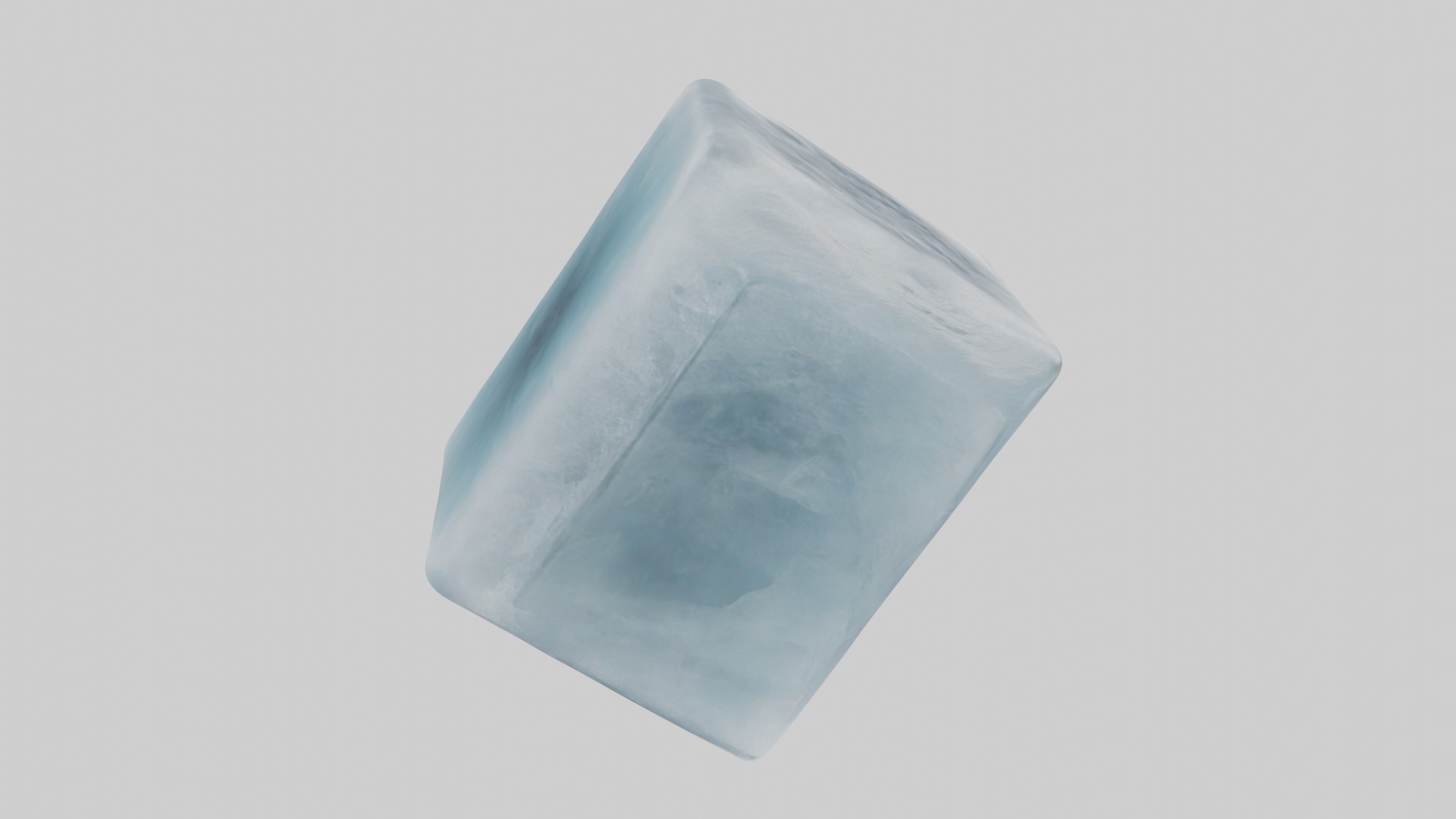 Ice cube Model Low-poly 3D model_12