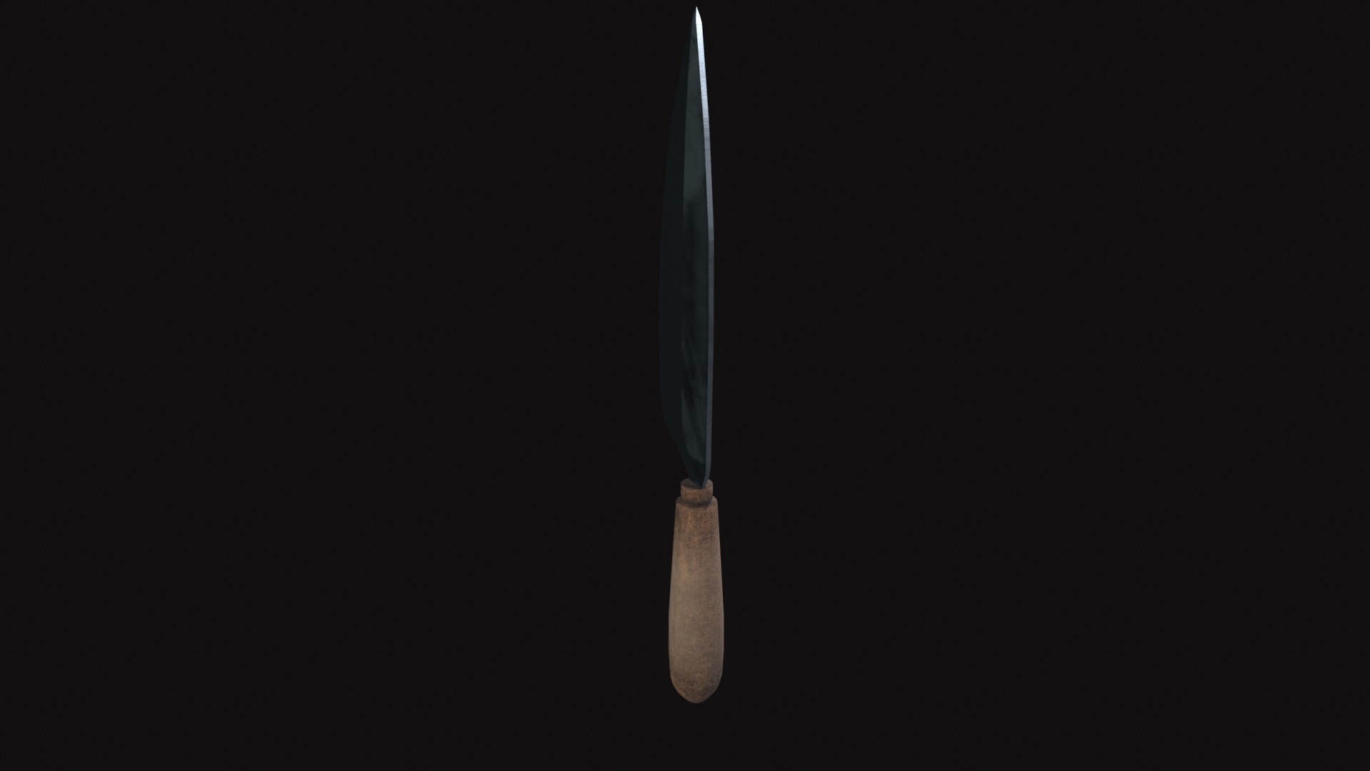 Medieval Knife V03 Low-poly 3D model_6