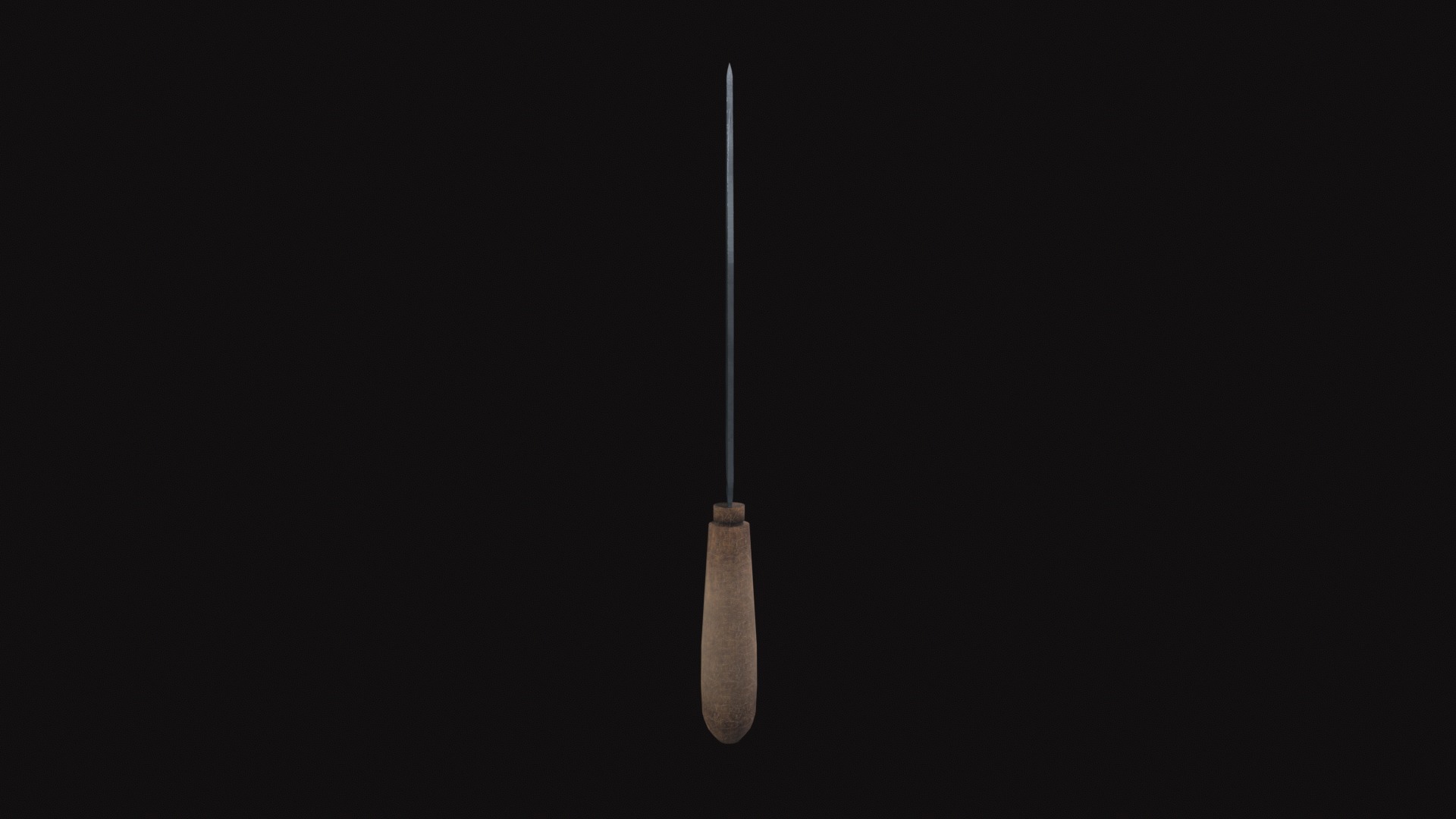 Medieval Knife V03 Low-poly 3D model_7
