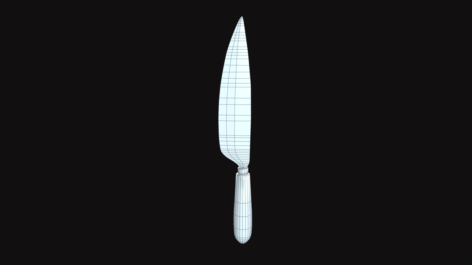 Medieval Knife V03 Low-poly 3D model_10