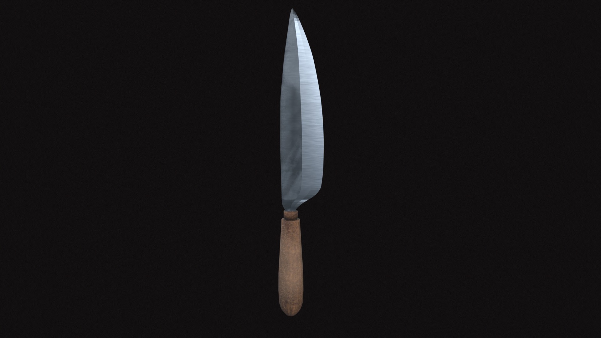 Medieval Knife V03 Low-poly 3D model_3
