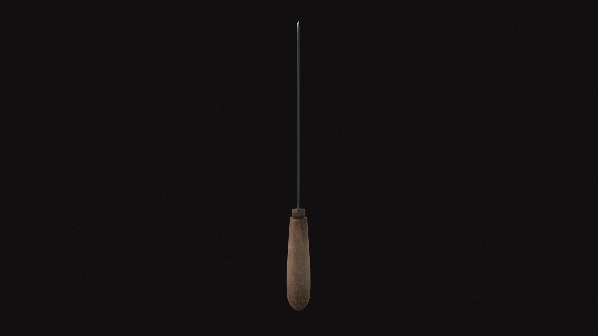 Medieval Knife V03 Low-poly 3D model_5
