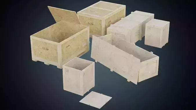 Wooden Crates 1B