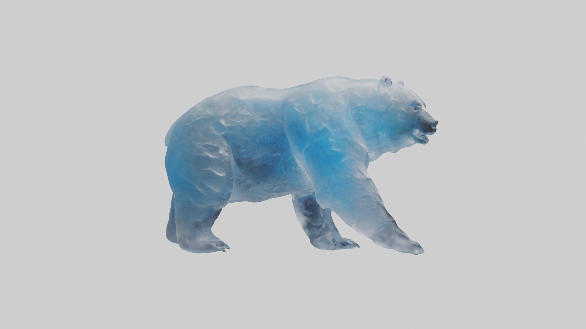 Ice Bear Model Low-poly 3D model_7