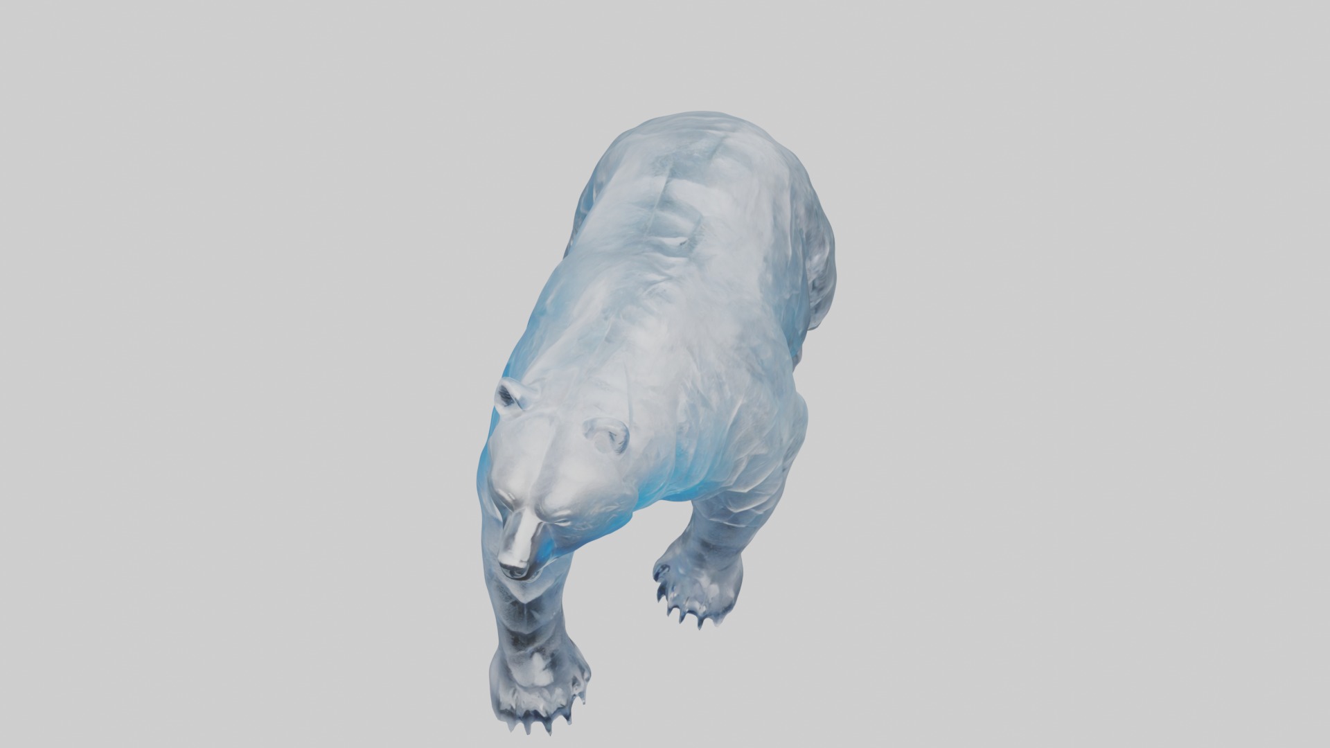 Ice Bear Model Low-poly 3D model_10
