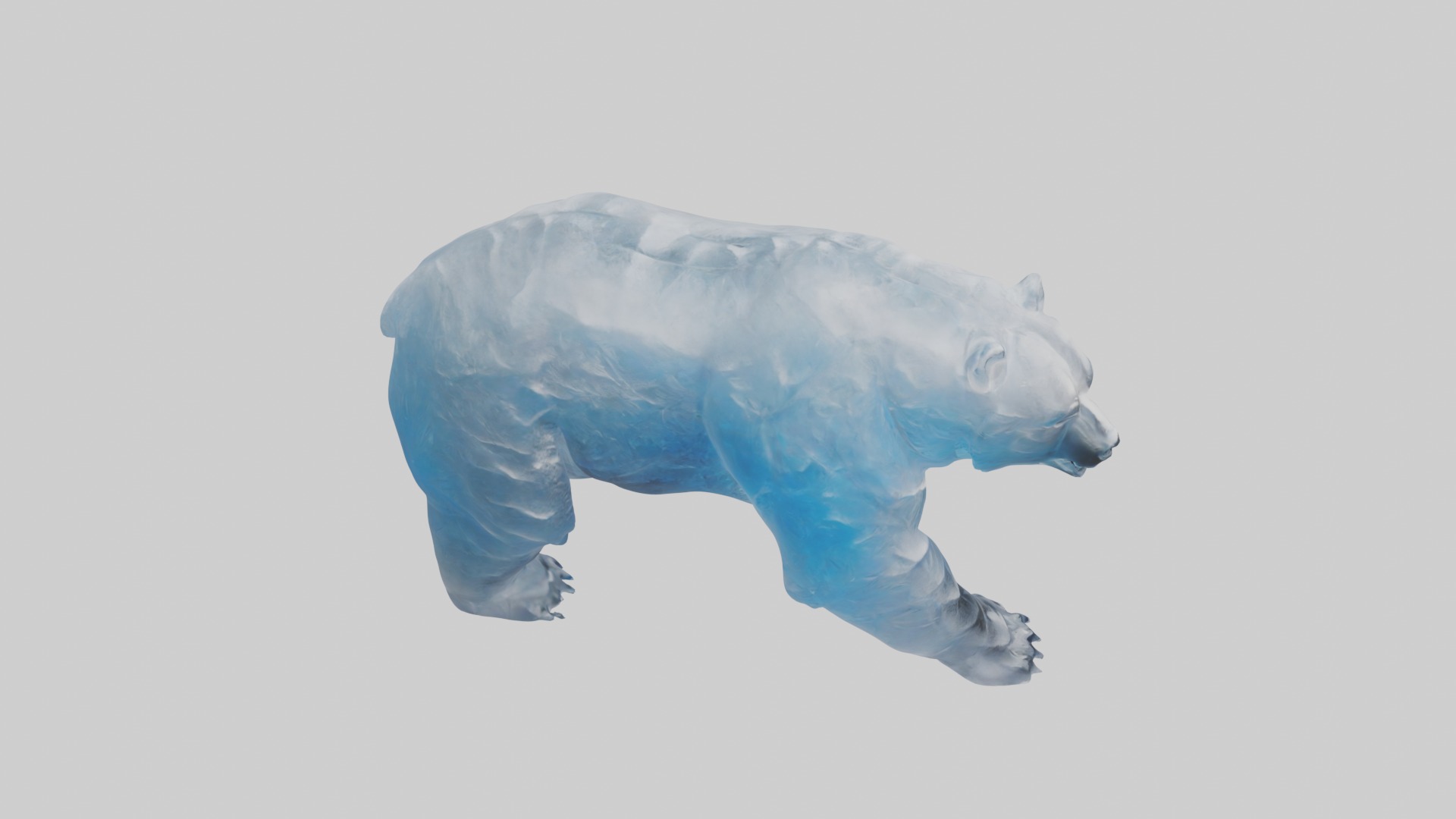 Ice Bear Model Low-poly 3D model_12