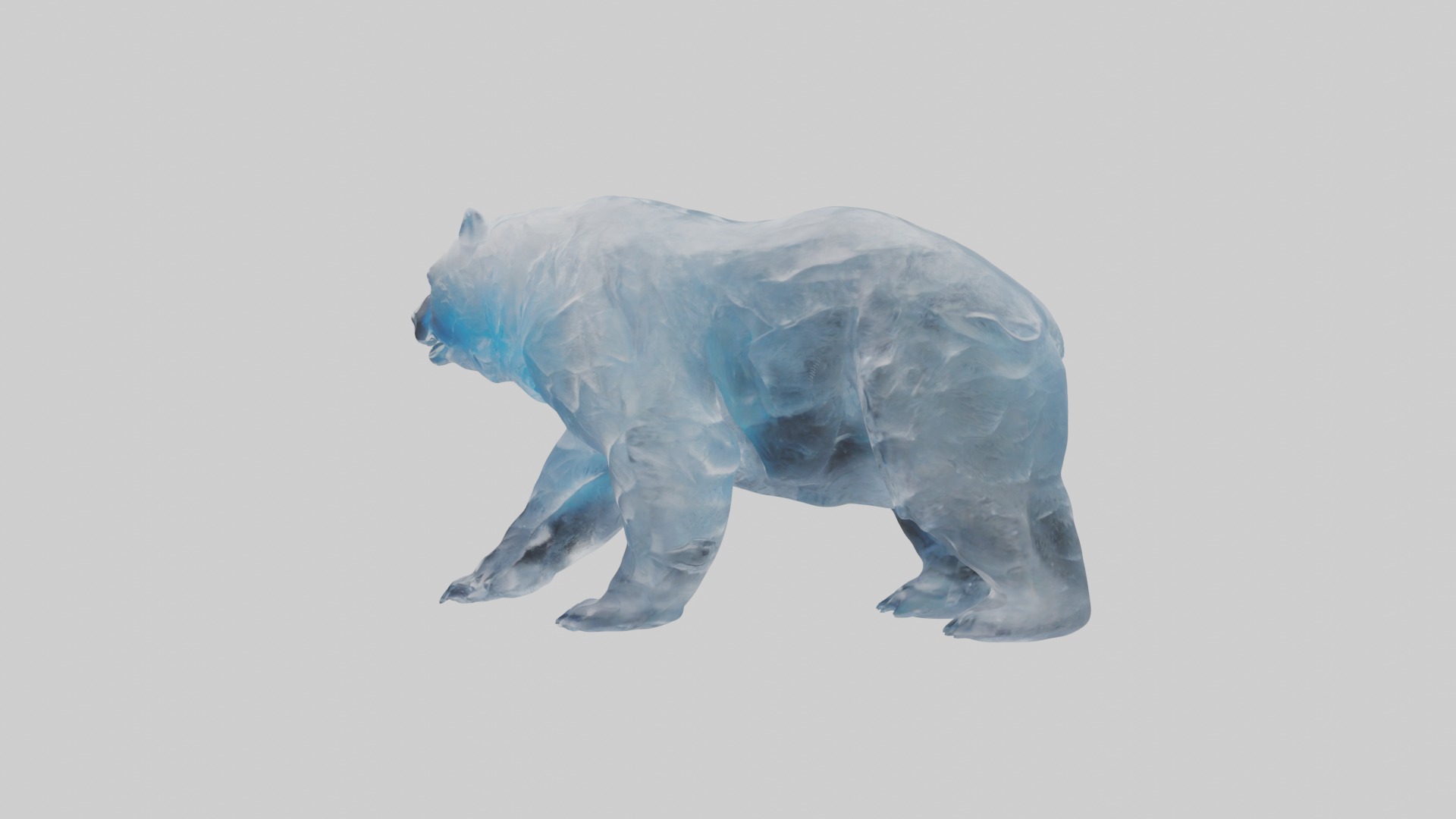 Ice Bear Model Low-poly 3D model_6