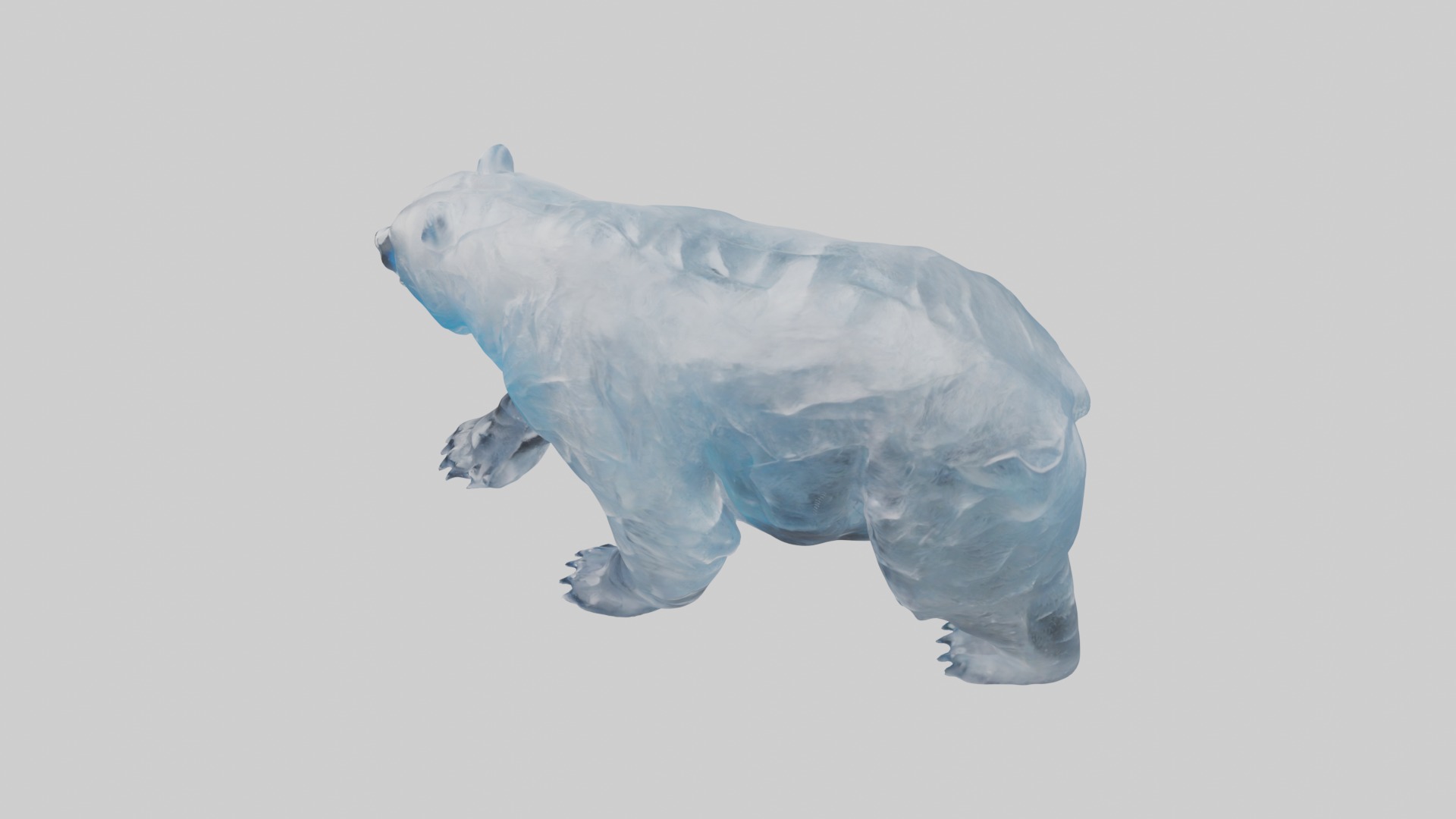Ice Bear Model Low-poly 3D model_11