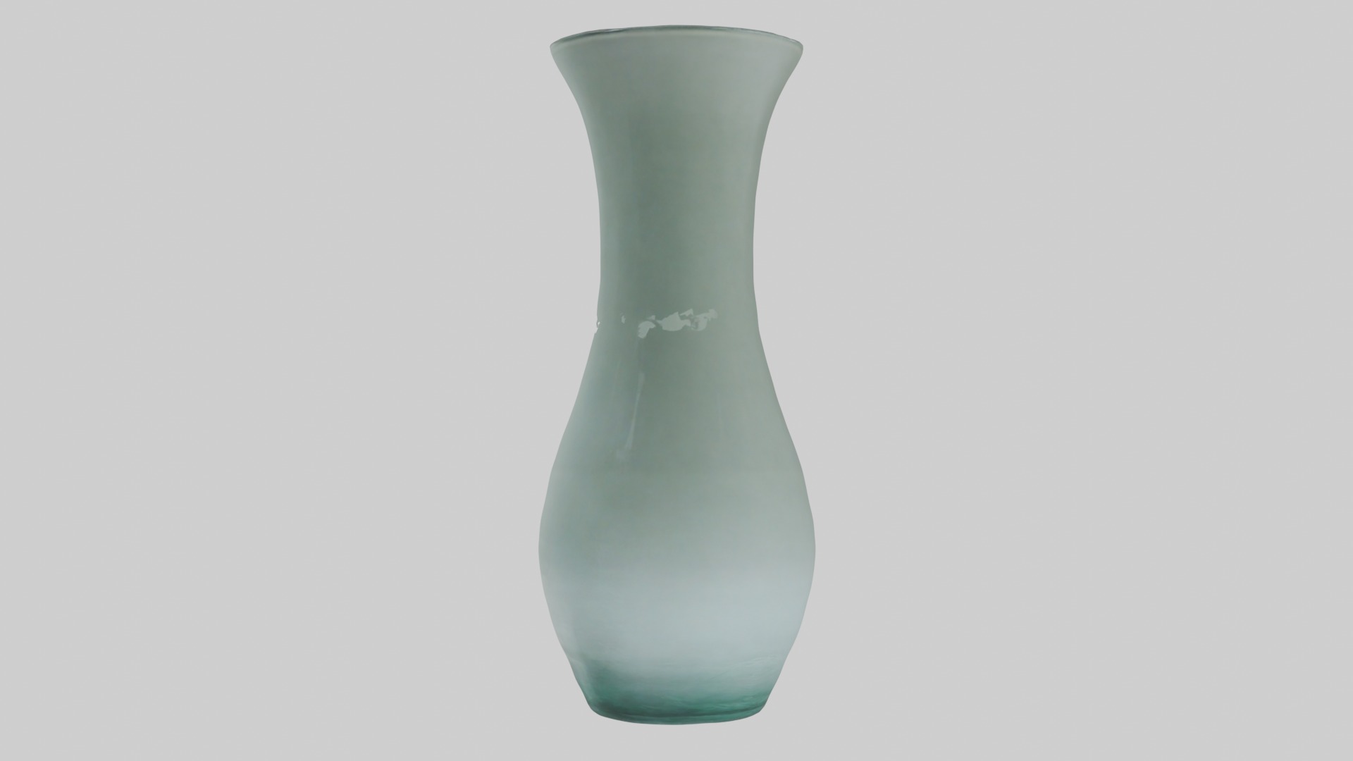 Glass vase Low-poly 3D model_1