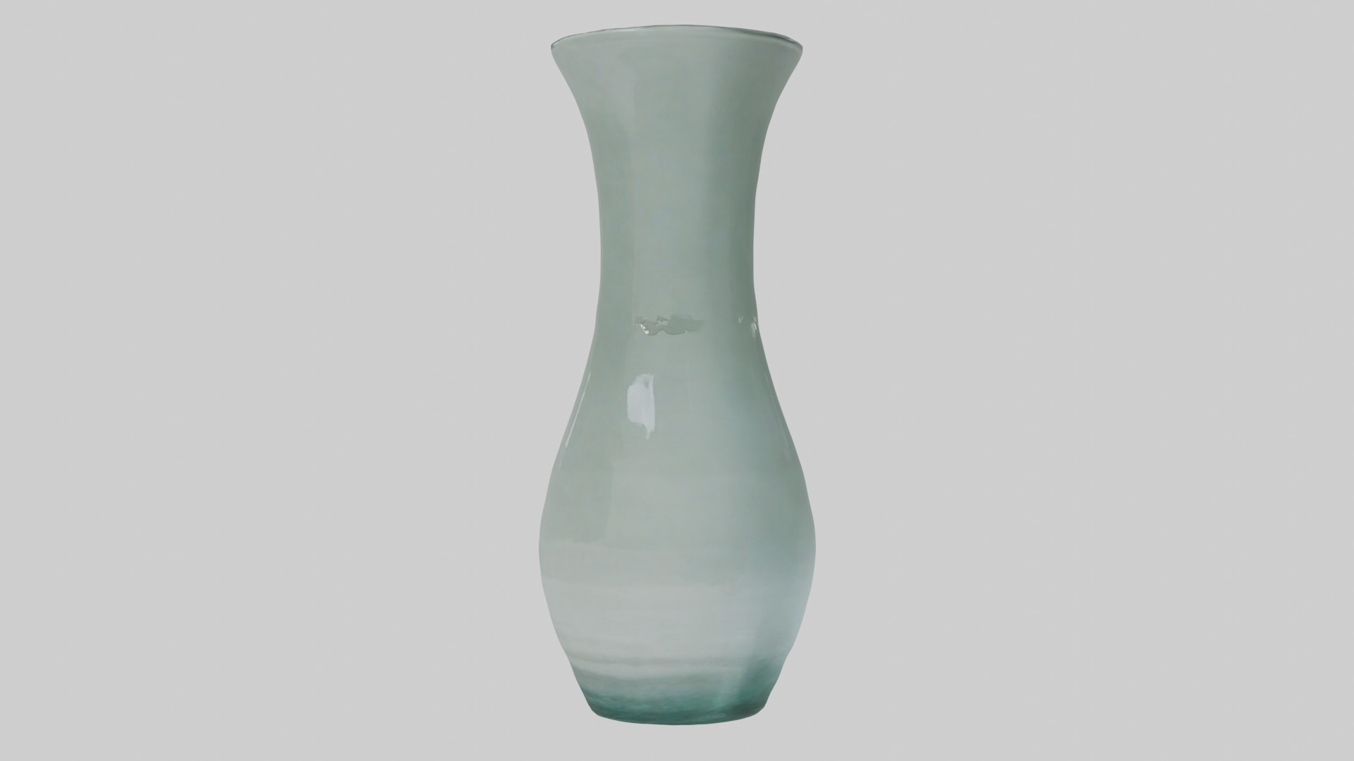 Glass vase Low-poly 3D model_4