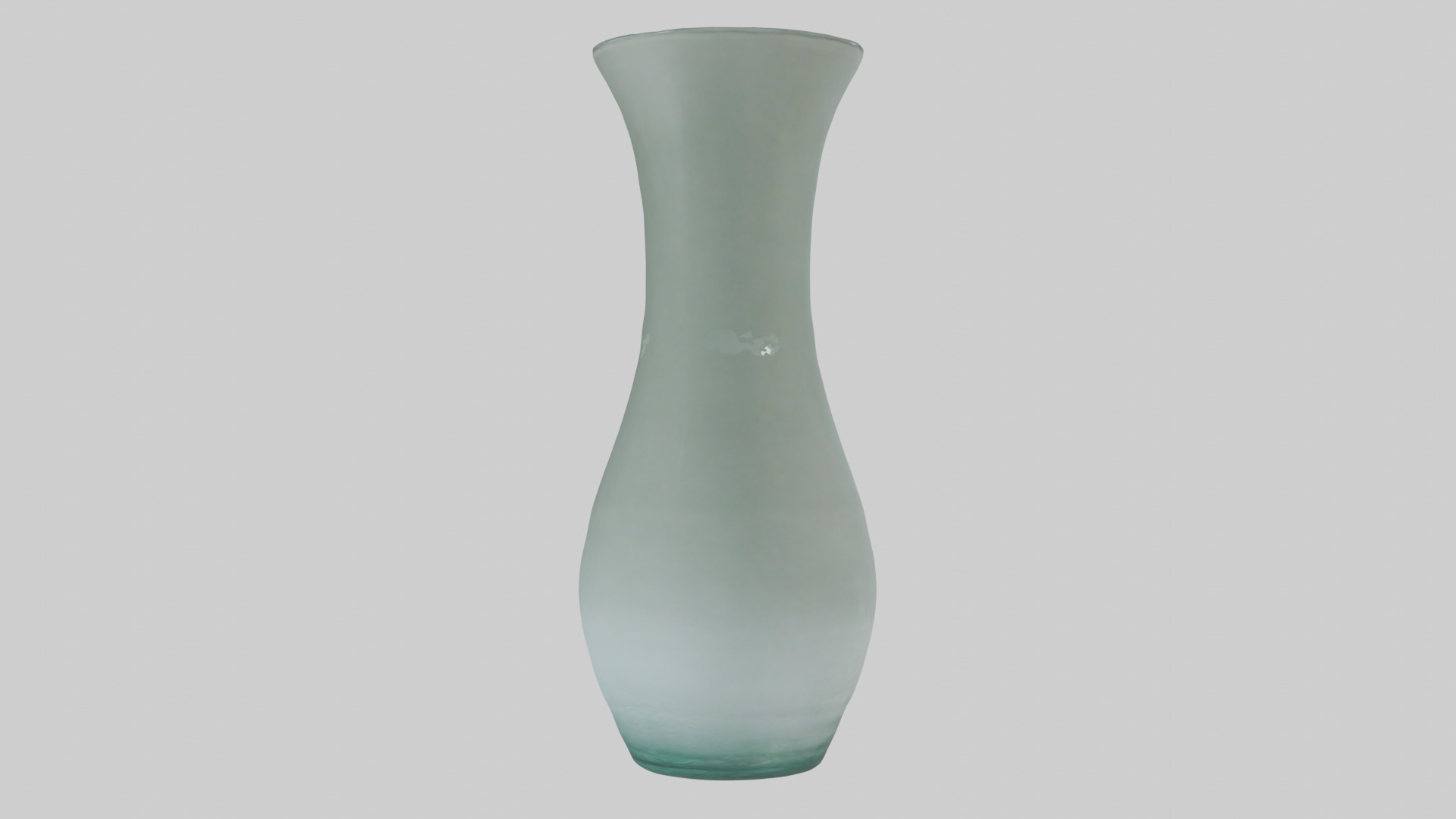 Glass vase Low-poly 3D model_2