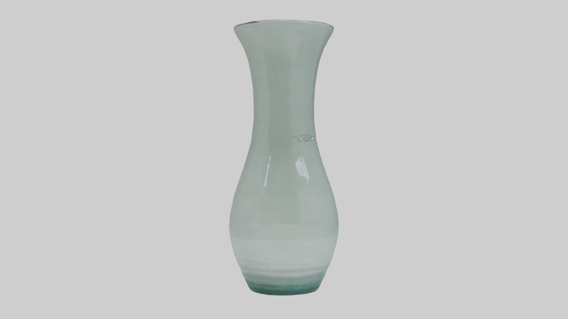 Glass vase Low-poly 3D model_3