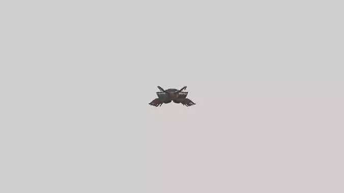 Giant African Millipede Low-poly 3D model