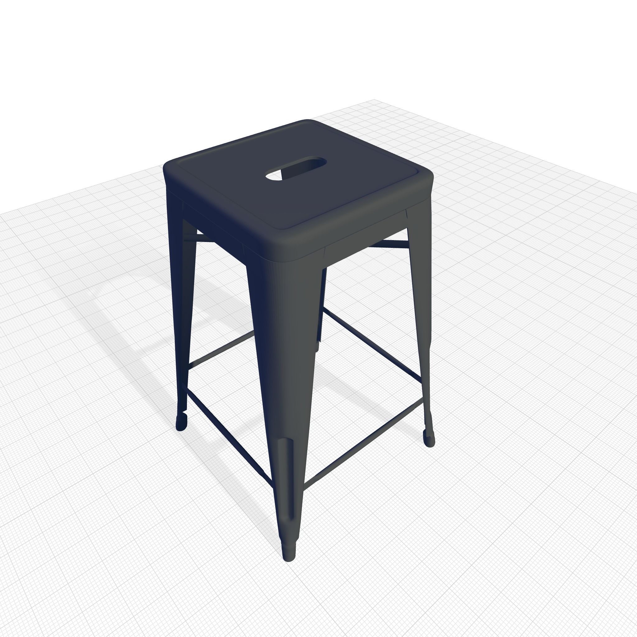 Douglaston Counter Stool 3D model_4